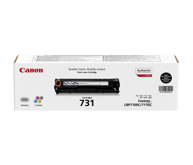 Canon CRG-731BK black 1400str. - 246210 - zdjęcie 3